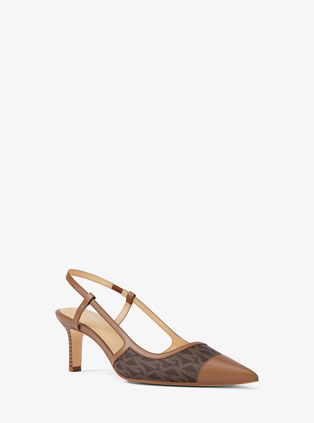 MK Slingpumps Alora Mit Signature-Logomuster - Braun - Michael Kors von MICHAEL Michael Kors