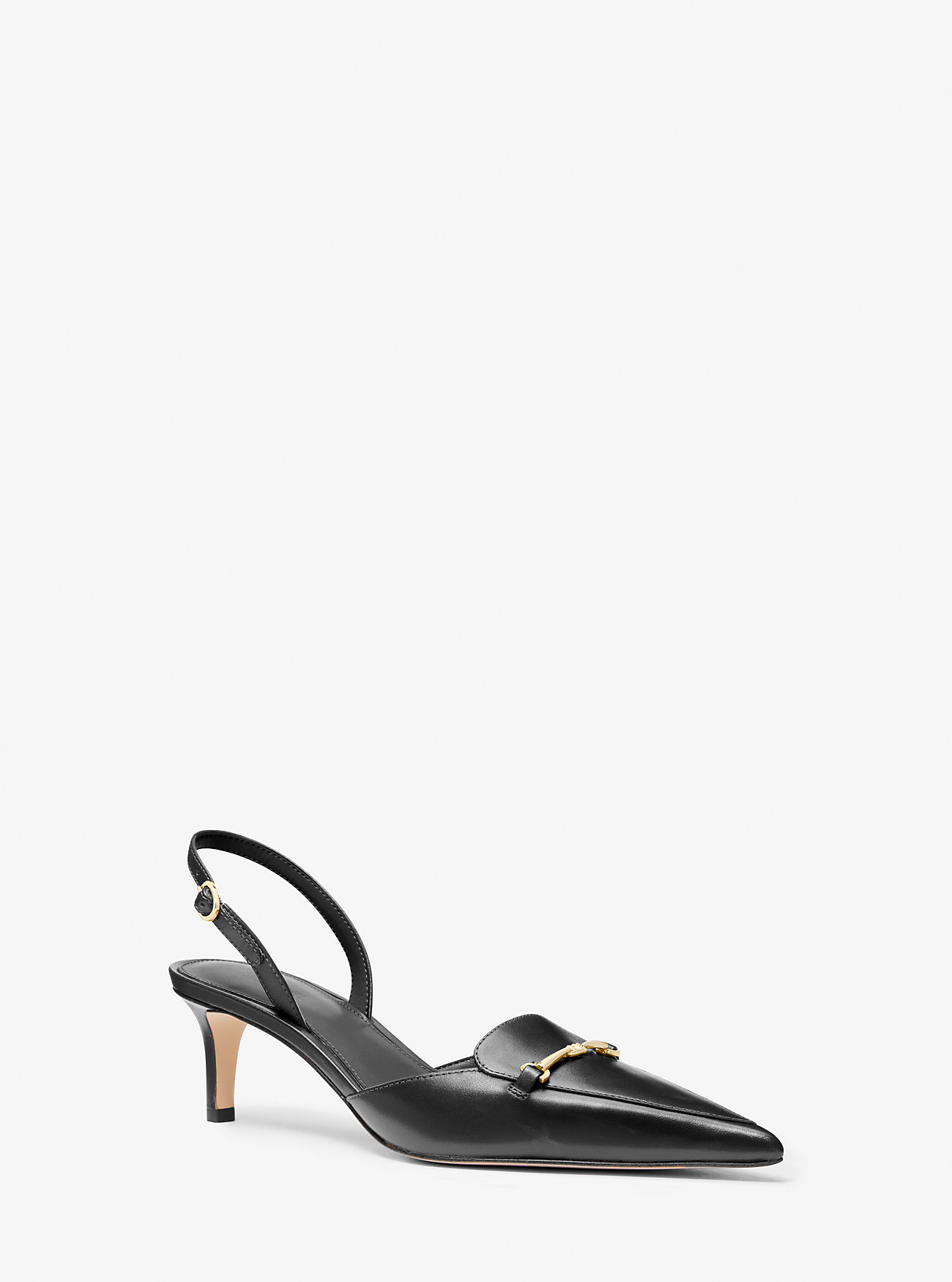 MK Slingpumps Lena Aus Leder - Schwarz - Michael Kors von MICHAEL Michael Kors