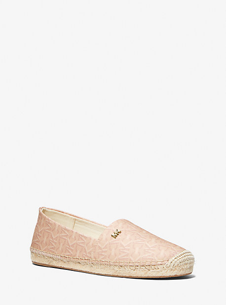 MK Slip-On-Espadrille Kendrick Mit Empire Signature-Logomuster - Rosa - Michael Kors von MICHAEL Michael Kors