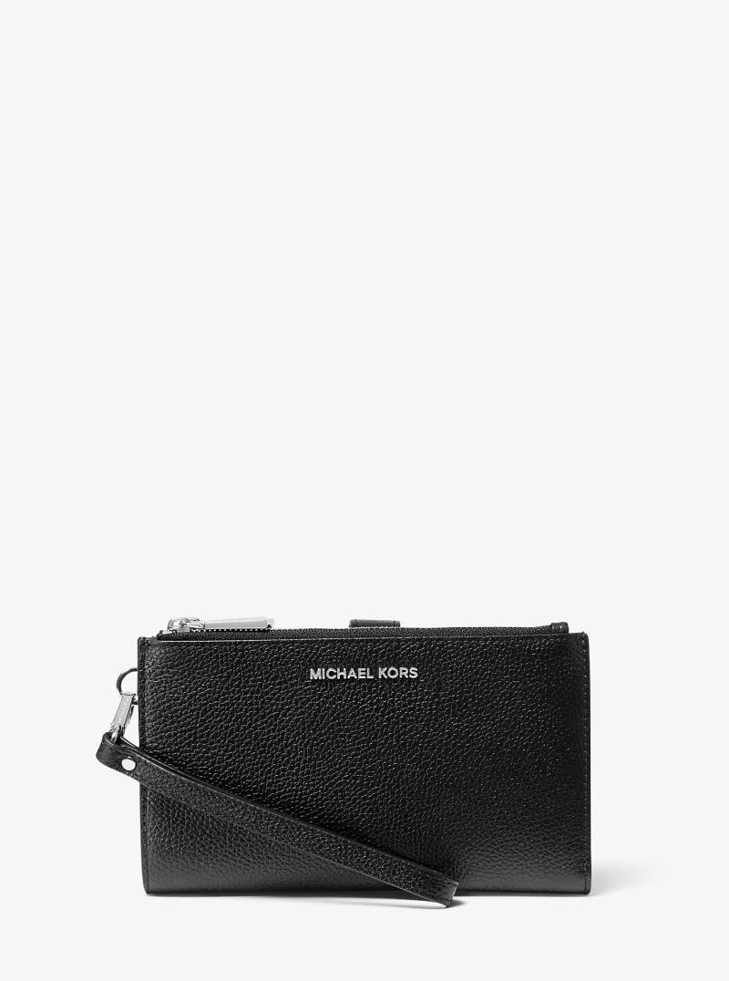 MK Smartphone-Brieftasche Adele Aus Gekrispeltem Leder - Schwarz - Michael Kors von MICHAEL Michael Kors