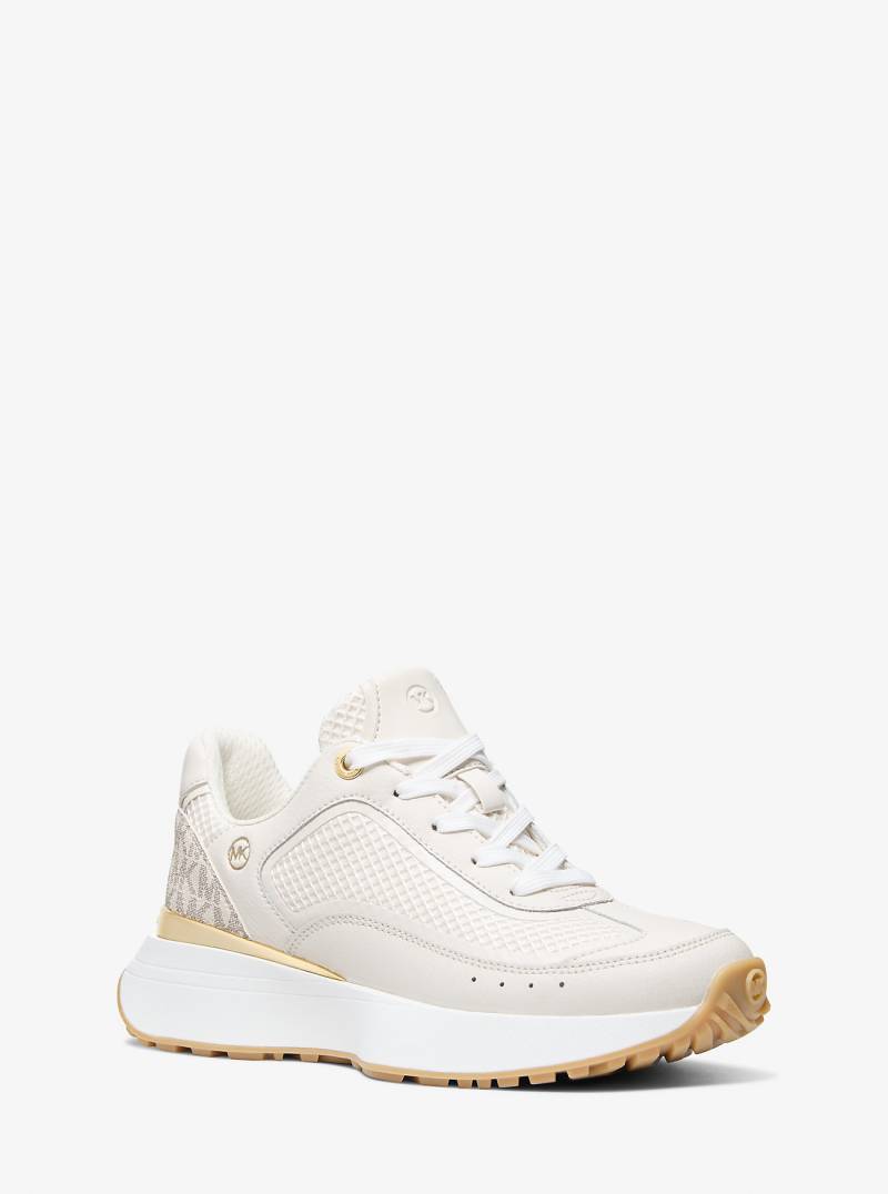 MK Sneaker Ari Aus Materialmix - Natur - Michael Kors von MICHAEL Michael Kors