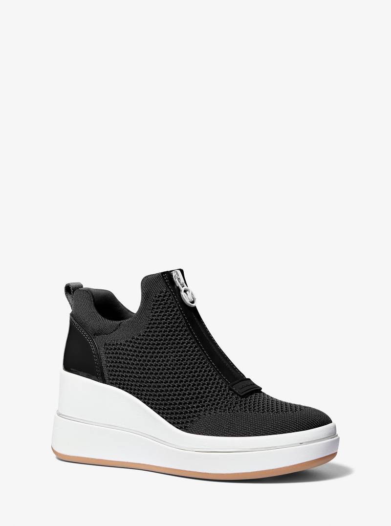 MK Sneaker Emmy Aus Mesh Mit Keilabsatz - Schwarz - Michael Kors von MICHAEL Michael Kors