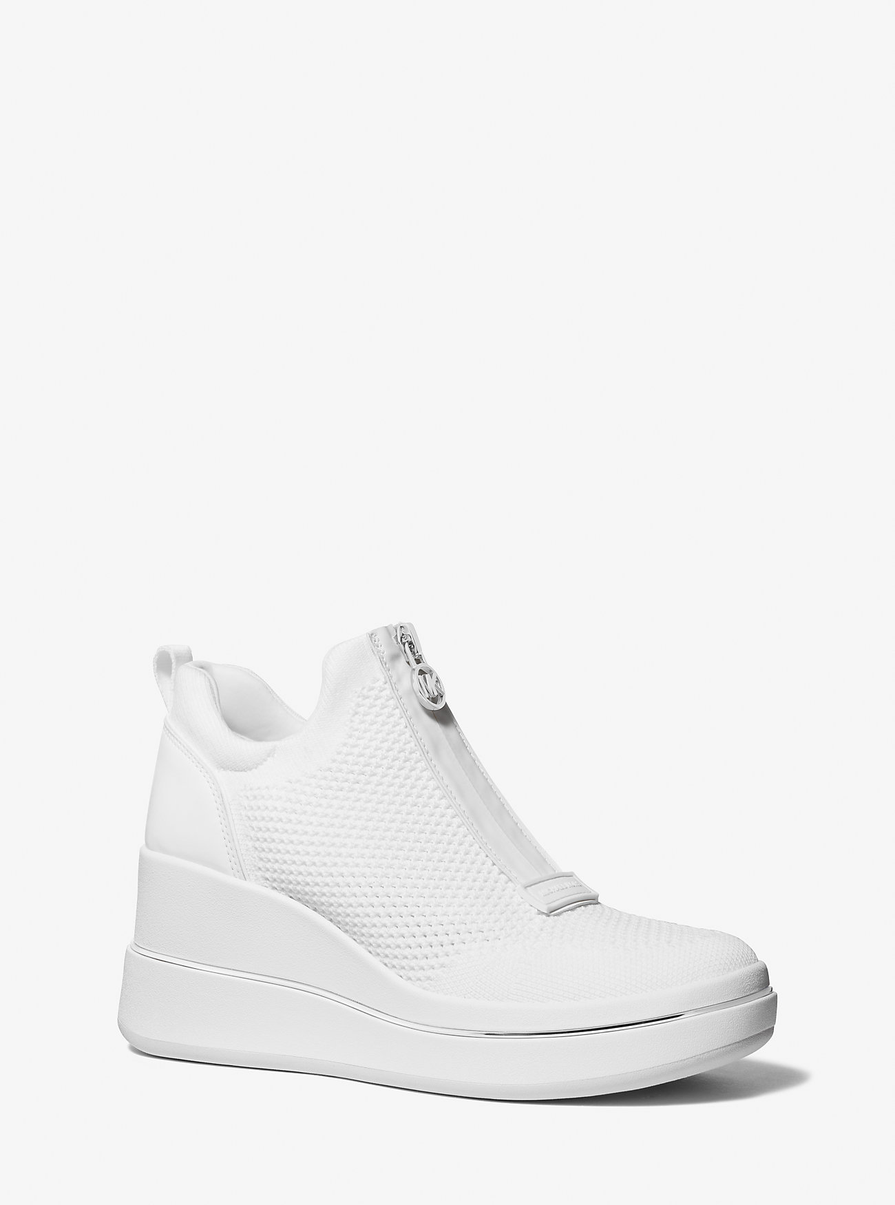 MK Sneaker Emmy Aus Mesh Mit Keilabsatz - Weiss - Michael Kors von MICHAEL Michael Kors