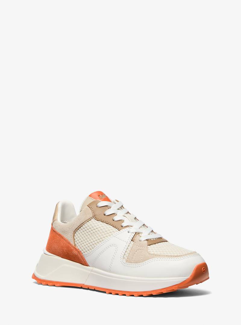 MK Sneaker Jaime Aus Materialmix - Orange - Michael Kors von MICHAEL Michael Kors