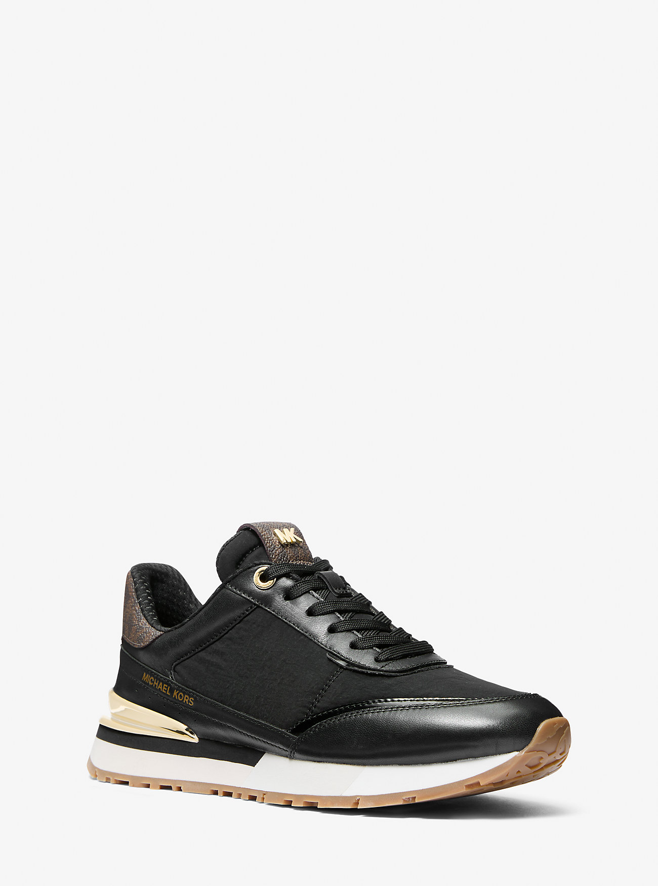 MK Sneaker Nova Aus Leder Und Nylon - Braun - Michael Kors MK Sneaker Nova Aus Leder Und Nylon - Braun - Michael Kors von MICHAEL Michael Kors