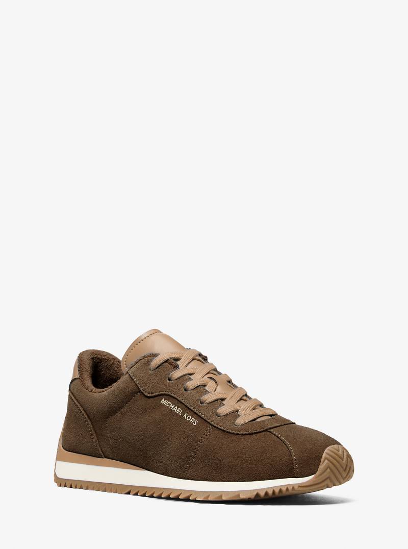 MK Sneaker Rhodes Aus Leder Mit Verzierung - Braun - Michael Kors von MICHAEL Michael Kors