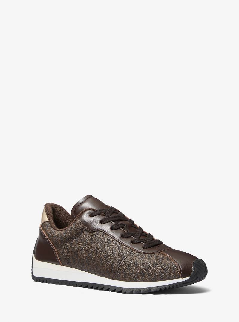 MK Sneaker Rhodes Mit Signature-Logomuster - Braun - Michael Kors von MICHAEL Michael Kors