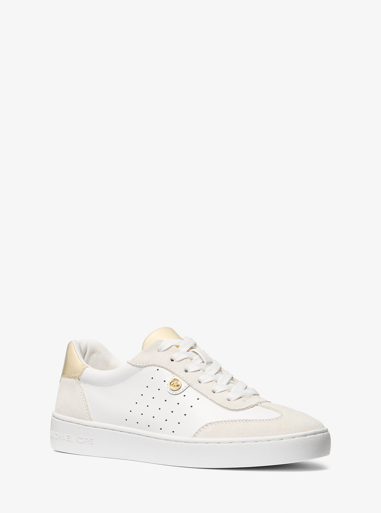 MK Sneaker Scotty Aus Leder - Goldton - Michael Kors von MICHAEL Michael Kors