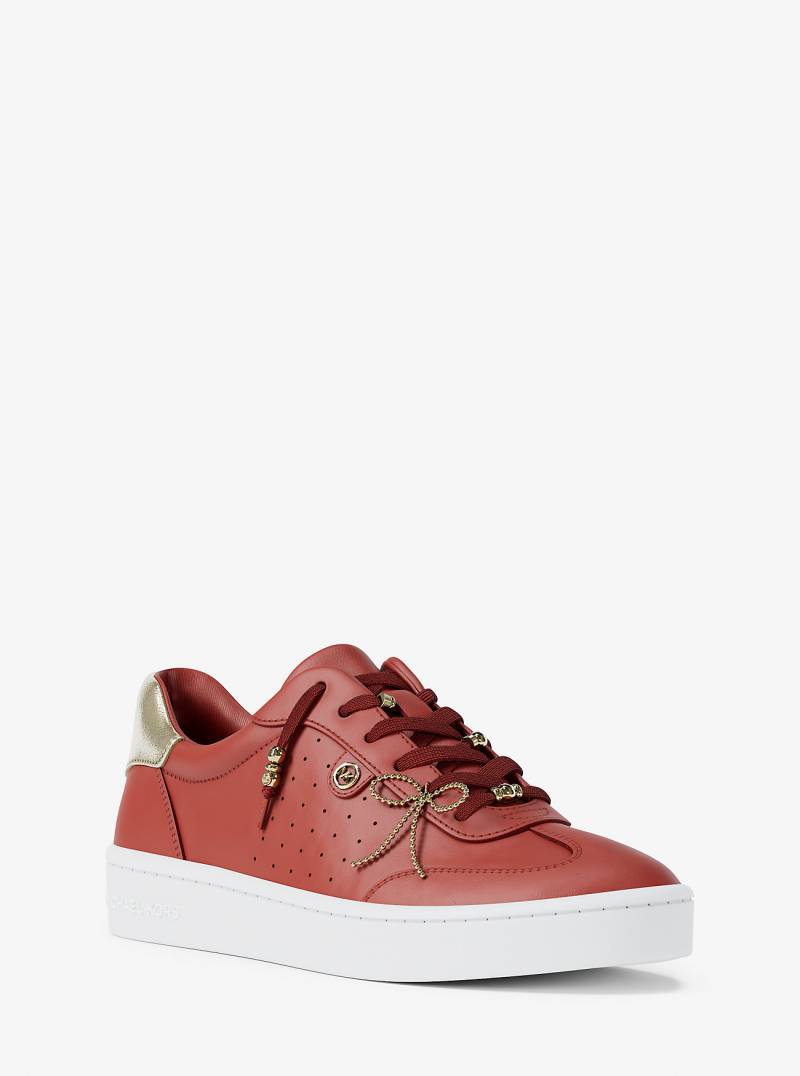MK Sneaker Scotty Aus Leder Mit Verzierung - Rot - Michael Kors von MICHAEL Michael Kors