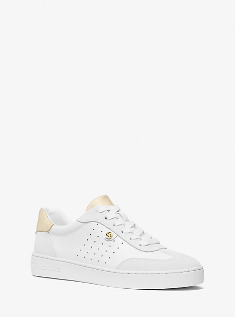 MK Sneaker Scotty Aus Leder - Goldton - Michael Kors von MICHAEL Michael Kors