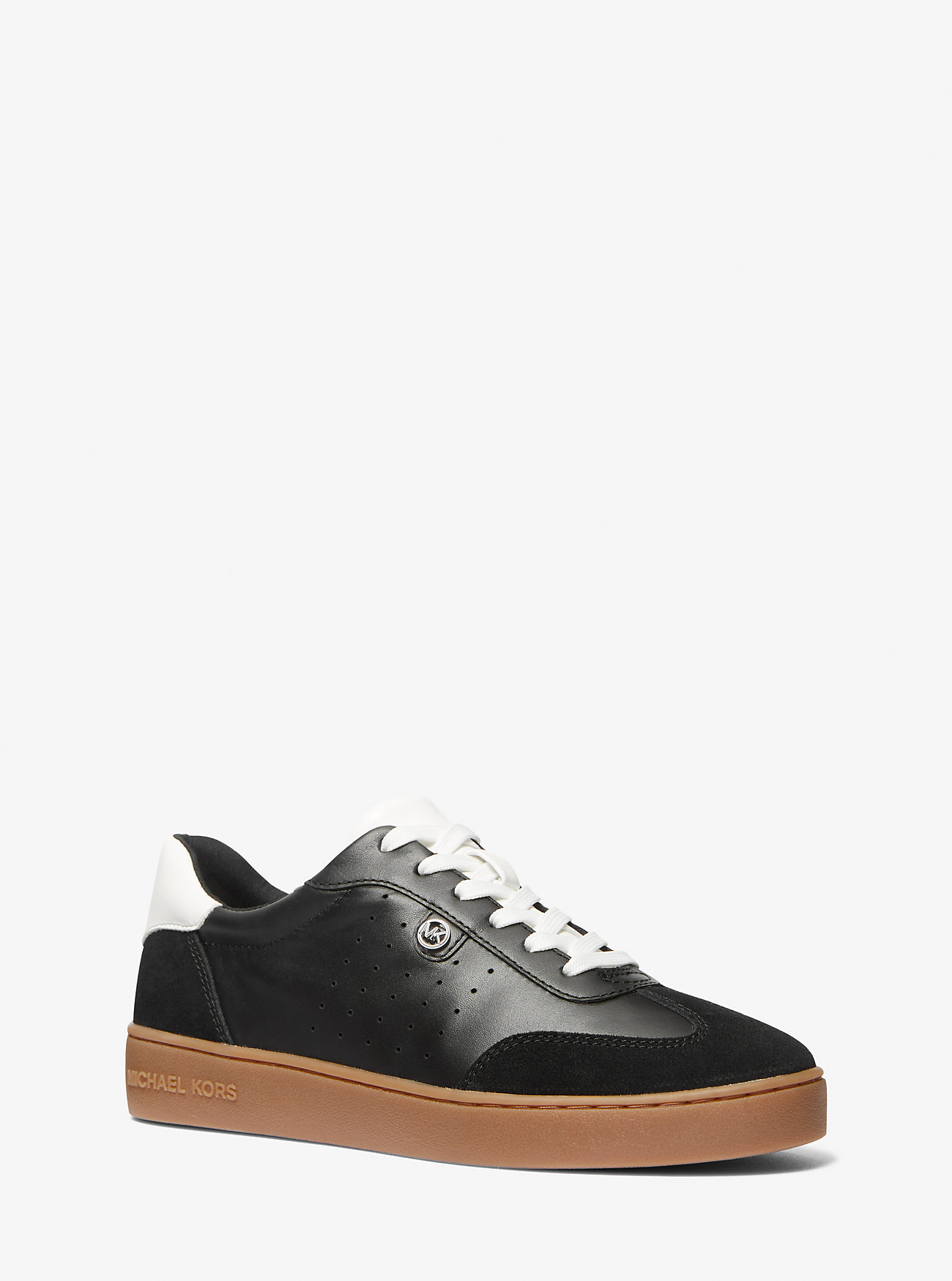 MK Sneaker Scotty Aus Leder - Schwarz - Michael Kors von MICHAEL Michael Kors