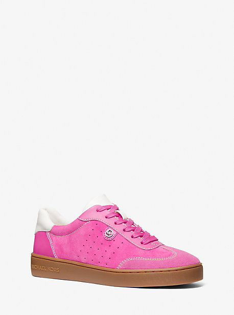 MK Sneaker Scotty Aus Wildleder - Rosa - Michael Kors von MICHAEL Michael Kors