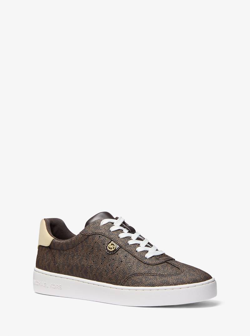 MK Sneaker Scotty Mit Signature-Logomuster - Braun - Michael Kors von MICHAEL Michael Kors
