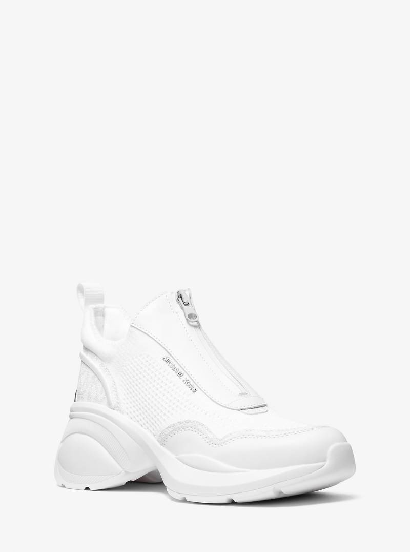 MK Sneaker Zuma Aus Materialmix - Weiss - Michael Kors von MICHAEL Michael Kors