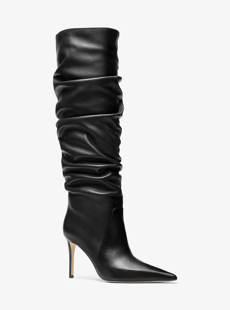 MK Stiefel Dawn Aus Leder - Schwarz - Michael Kors von MICHAEL Michael Kors