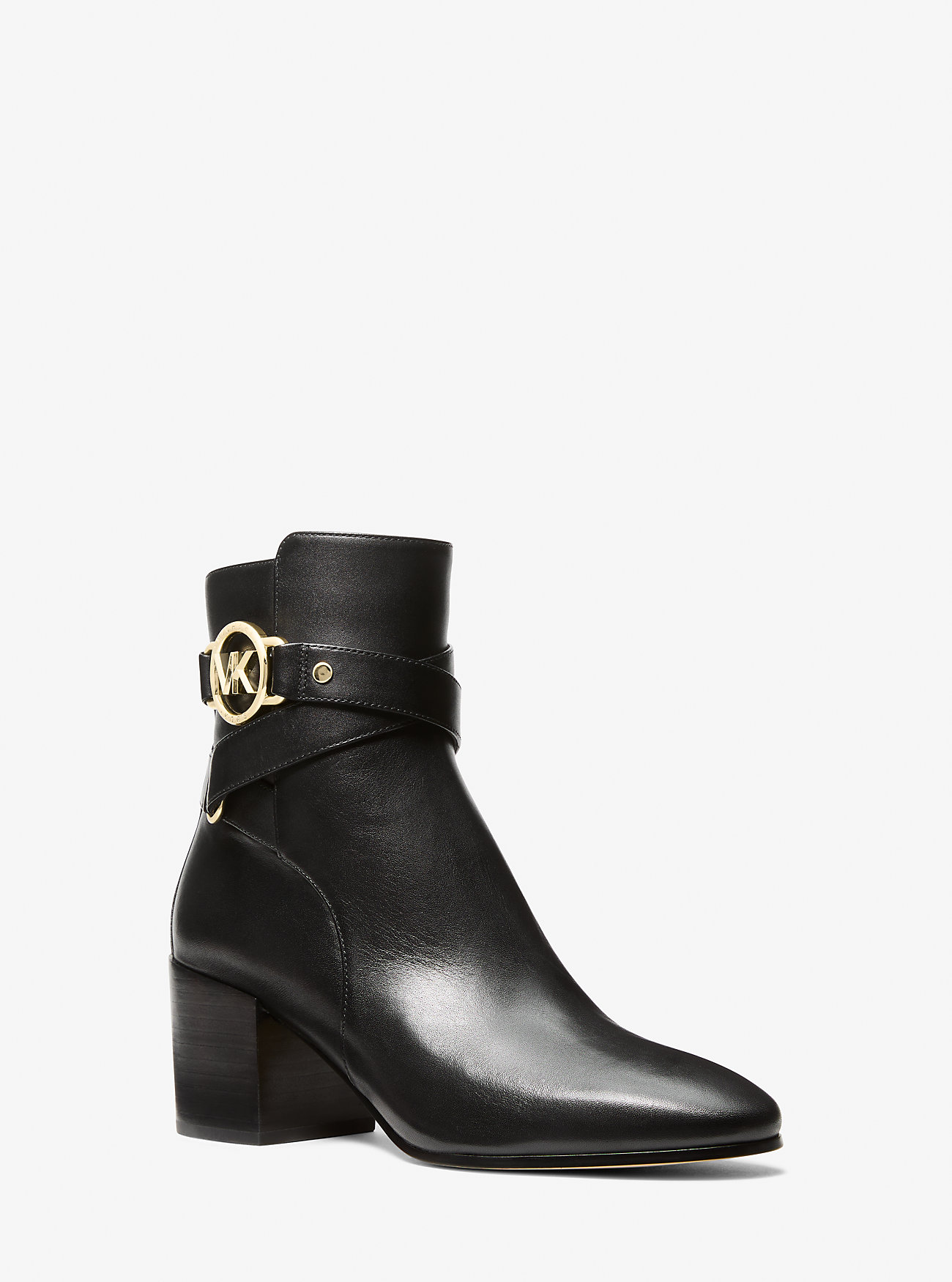 MK Stiefel Rory Aus Leder - Schwarz - Michael Kors von MICHAEL Michael Kors