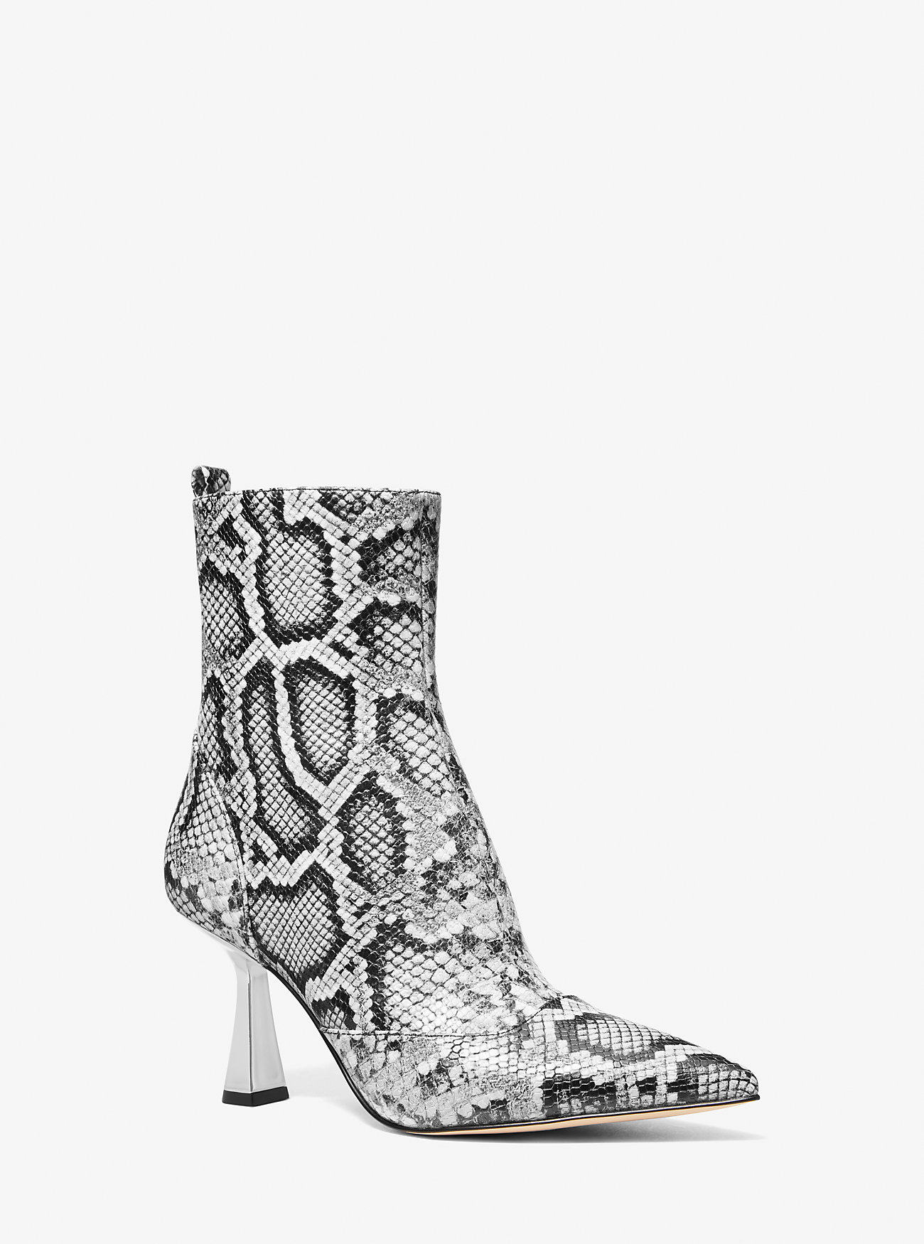 MK Stiefelette Clara Aus Leder Mit Schlangenprägung - Schwarz - Michael Kors MK Stiefelette Clara Aus Leder Mit Schlangenprägung - Schwarz - Michael Kors von MICHAEL Michael Kors