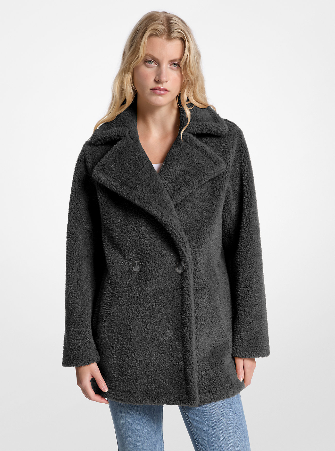 MK Teddymantel Aus Kunstpelz - Schwarz - Michael Kors MK Teddymantel Aus Kunstpelz - Schwarz - Michael Kors von MICHAEL Michael Kors