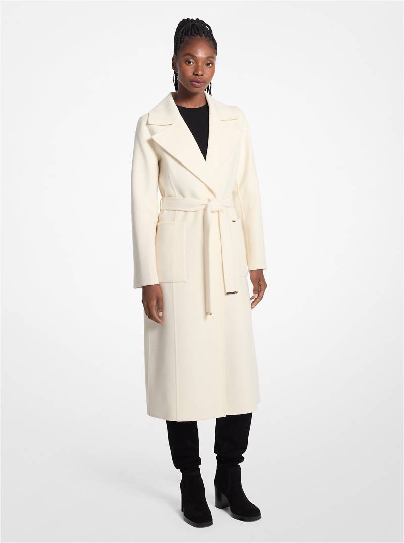 MK Trenchcoat Aus Wollmischgewebe - Natur - Michael Kors von MICHAEL Michael Kors