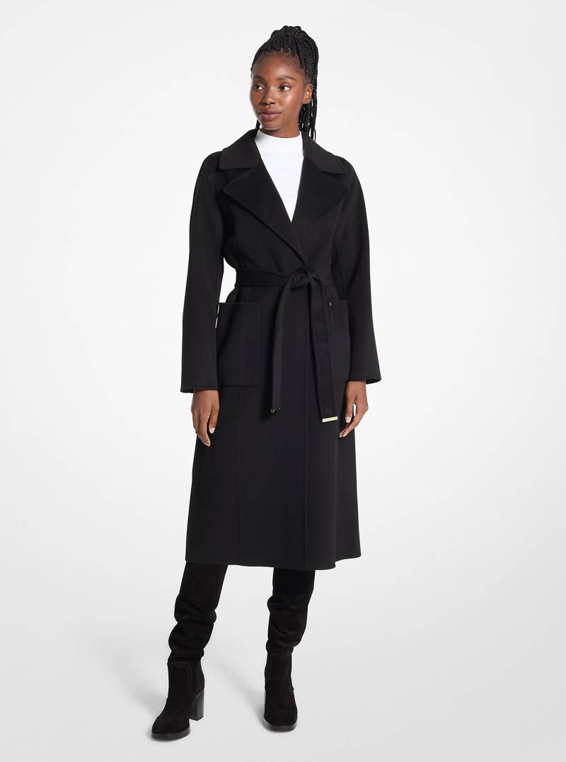 MK Trenchcoat Aus Wollmischgewebe - Schwarz - Michael Kors von MICHAEL Michael Kors