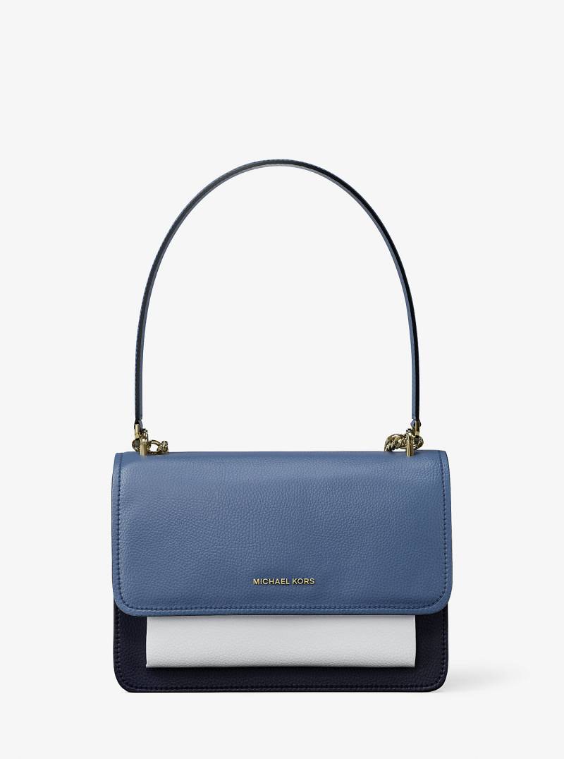 MK Umhängetasche Claire Small Aus Leder In Blockfarben - Blau - Michael Kors MK Umhängetasche Claire Small Aus Leder In Blockfarben - Blau - Michael Kors von MICHAEL Michael Kors