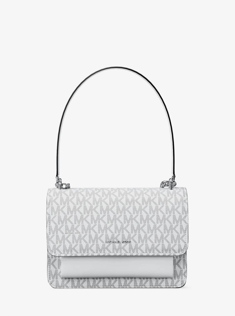 MK Umhängetasche Claire Small Mit Signature-Logomuster - Grau - Michael Kors von MICHAEL Michael Kors