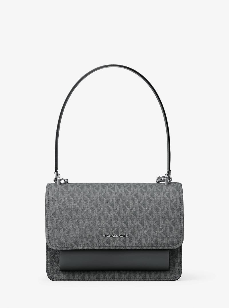MK Umhängetasche Claire Small Mit Signature-Logomuster - Grau - Michael Kors von MICHAEL Michael Kors
