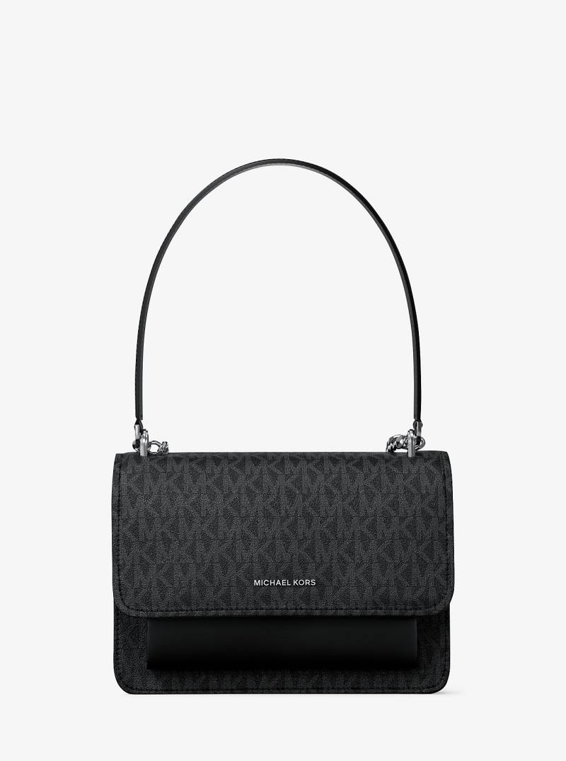 MK Umhängetasche Claire Small Mit Signature-Logomuster - Schwarz - Michael Kors von MICHAEL Michael Kors