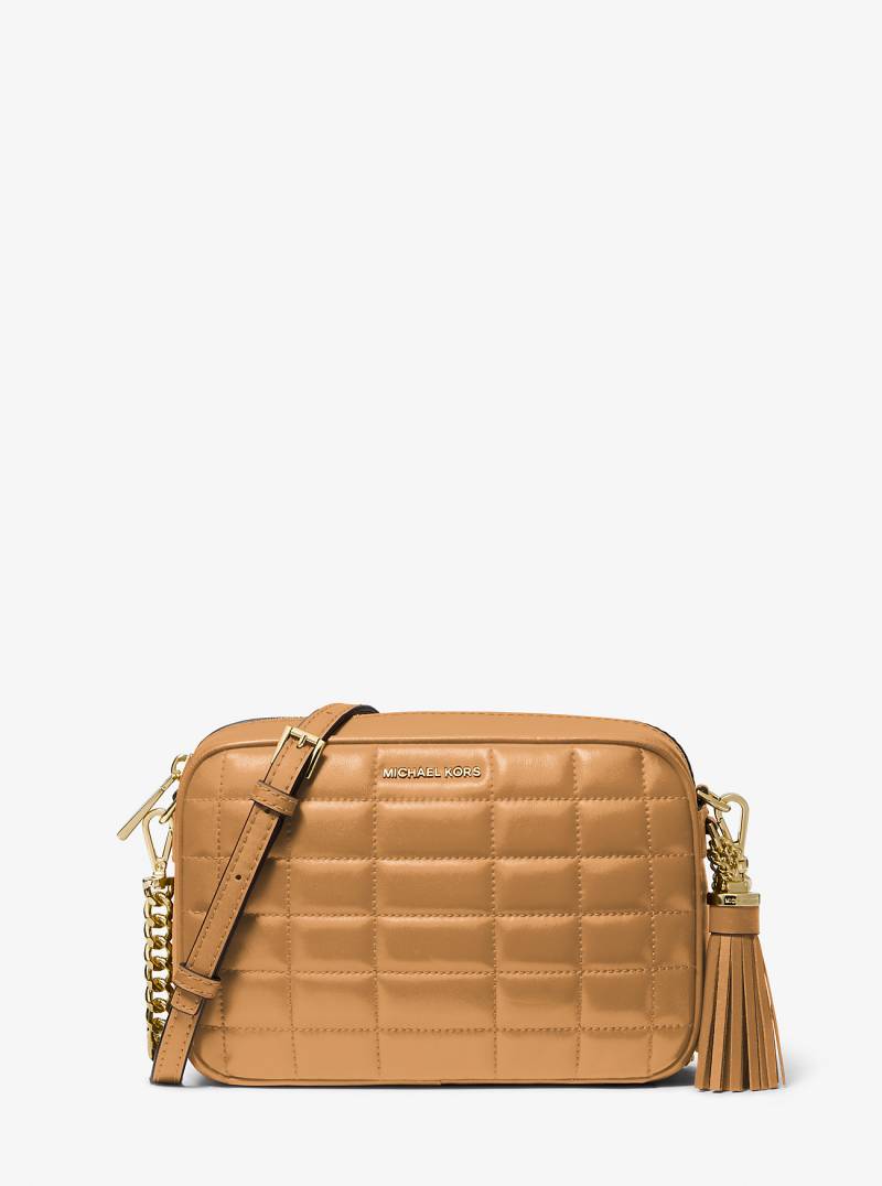 MK Umhängetasche Jet Set Medium Aus Abgestepptem Leder - Braun - Michael Kors MK Umhängetasche Jet Set Medium Aus Abgestepptem Leder - Braun - Michael Kors von MICHAEL Michael Kors