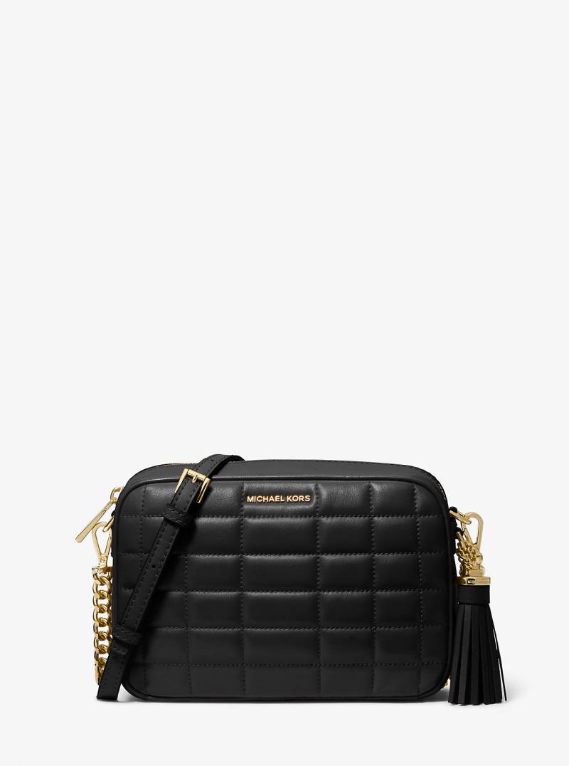 MK Umhängetasche Jet Set Medium Aus Abgestepptem Leder - Schwarz - Michael Kors MK Umhängetasche Jet Set Medium Aus Abgestepptem Leder - Schwarz - Michael Kors von MICHAEL Michael Kors