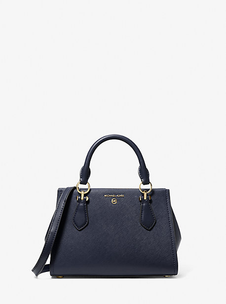 MK Umhängetasche Marilyn Small Aus Saffianleder - Blau - Michael Kors von MICHAEL Michael Kors