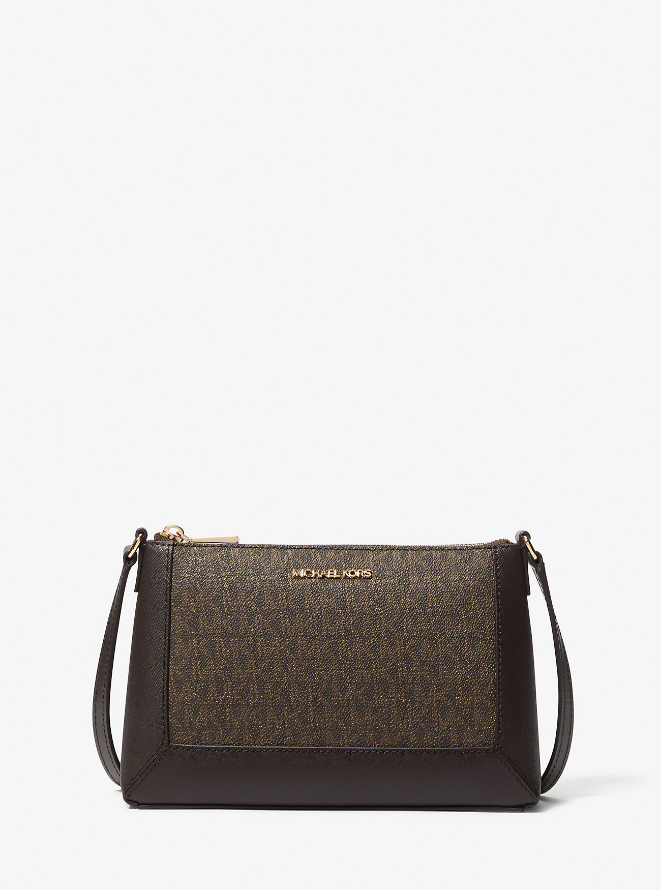 MK Umhängetasche Sallie Medium Mit Signature-Logomuster - Braun - Michael Kors von MICHAEL Michael Kors