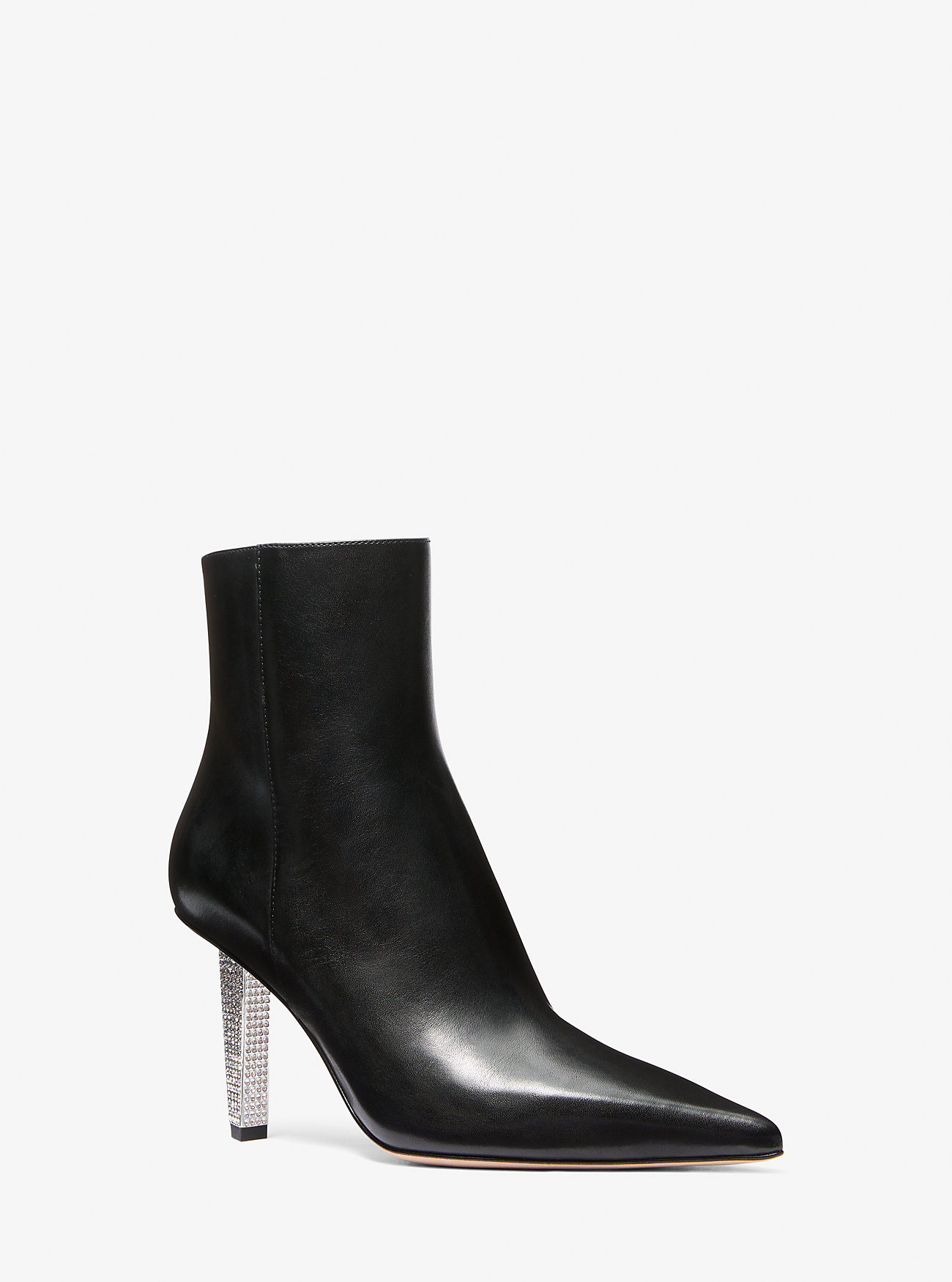 MK Verzierte Stiefelette Halle Aus Leder - Schwarz - Michael Kors MK Verzierte Stiefelette Halle Aus Leder - Schwarz - Michael Kors von MICHAEL Michael Kors