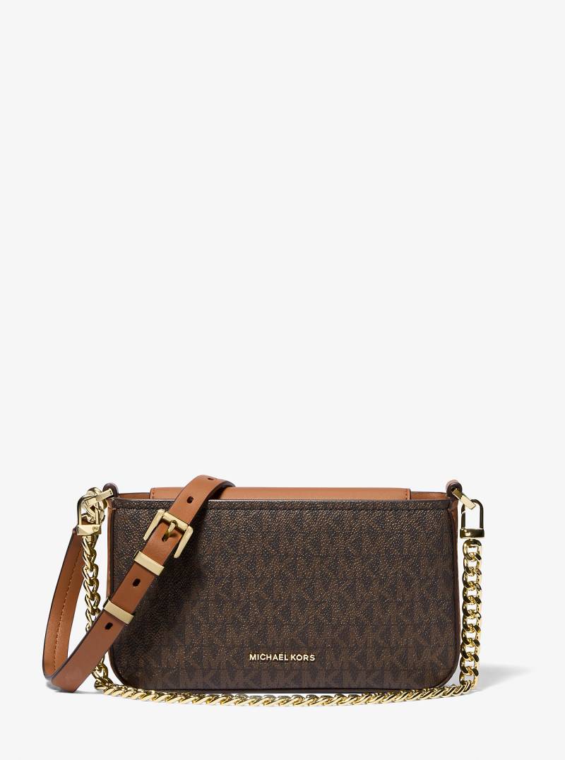 MK Wandelbare Pochette Bryant Small Mit Signature-Logomuster - Braun - Michael Kors von MICHAEL Michael Kors