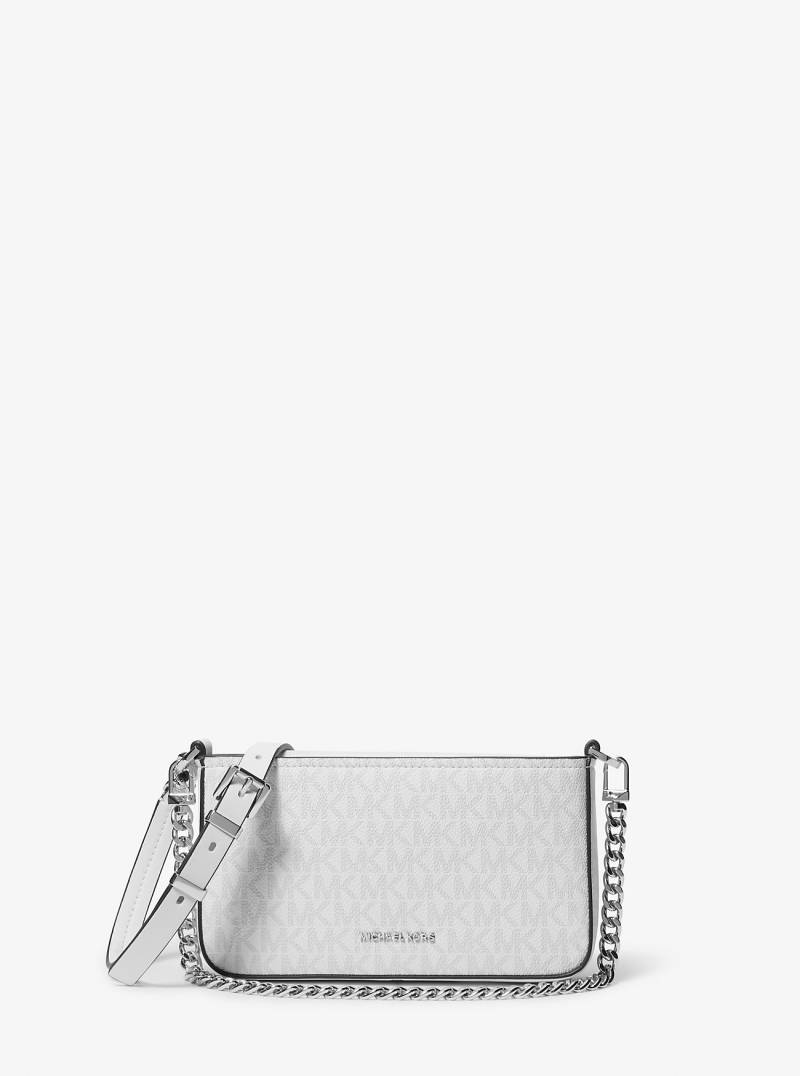 MK Wandelbare Pochette Bryant Small Mit Signature-Logomuster - Grau - Michael Kors von MICHAEL Michael Kors