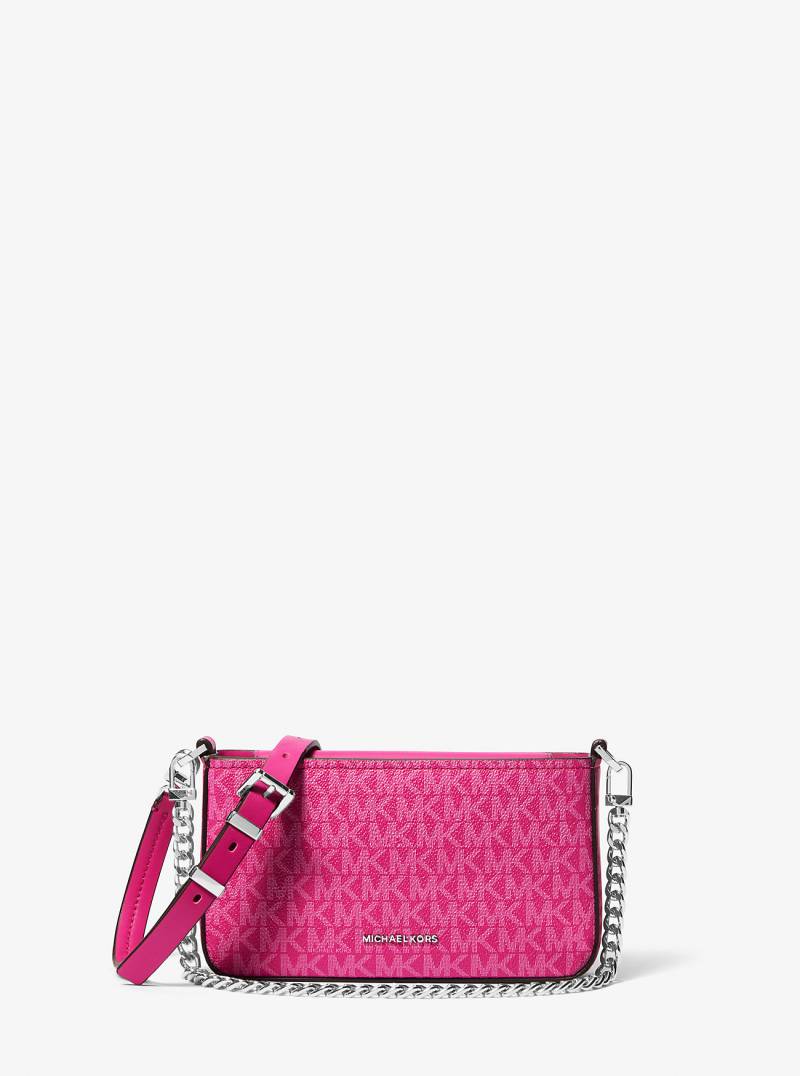 MK Wandelbare Pochette Bryant Small Mit Signature-Logomuster - Rosa - Michael Kors MK Wandelbare Pochette Bryant Small Mit Signature-Logomuster - Rosa - Michael Kors von MICHAEL Michael Kors