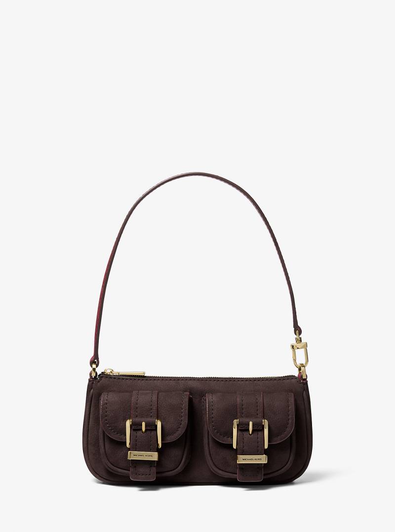 MK Wandelbare Pochette Zoe Small Aus Wildleder - Braun - Michael Kors von MICHAEL Michael Kors