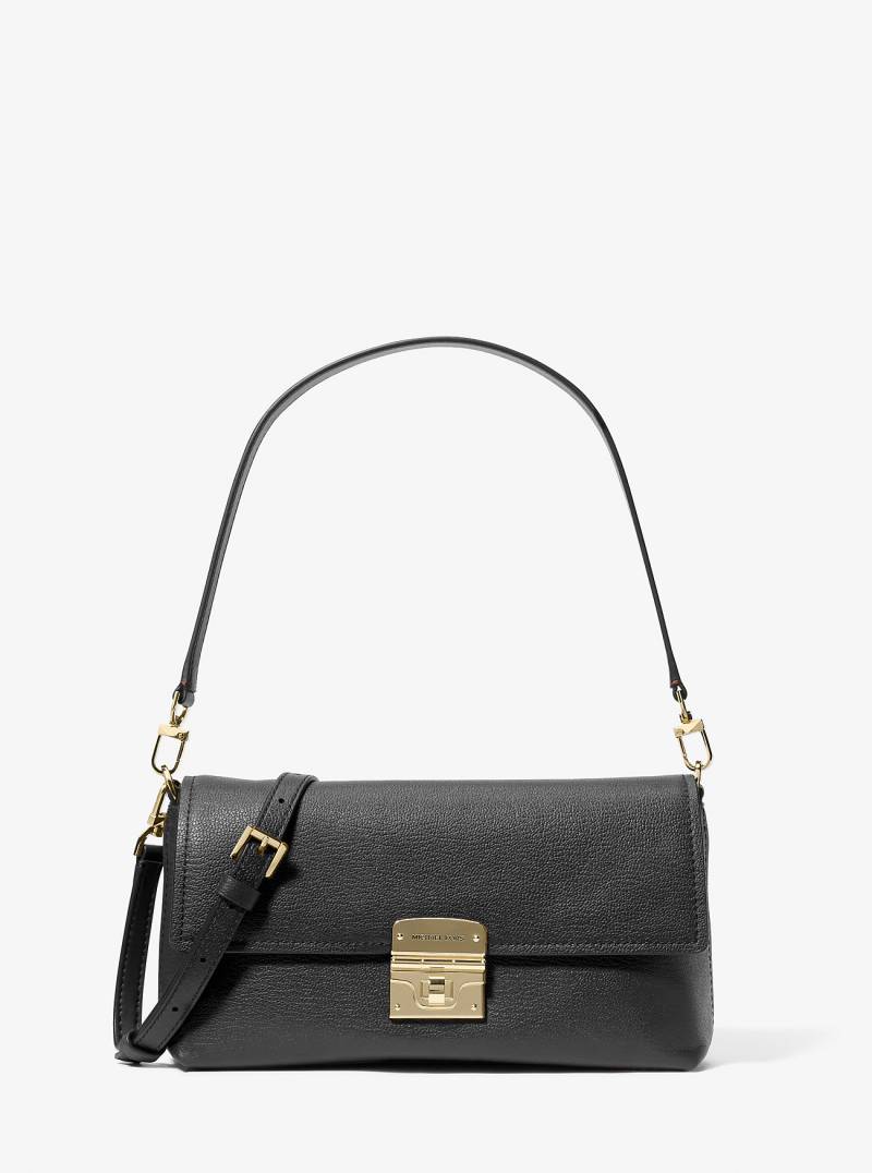 MK Wandelbare Schultertasche Addie Medium Aus Leder - Schwarz - Michael Kors von MICHAEL Michael Kors