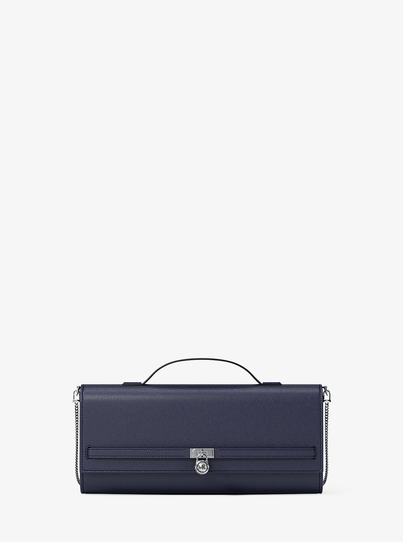 MK Wandelbare Schultertasche Hamilton Moderne Medium Aus Leder - Blau - Michael Kors von MICHAEL Michael Kors