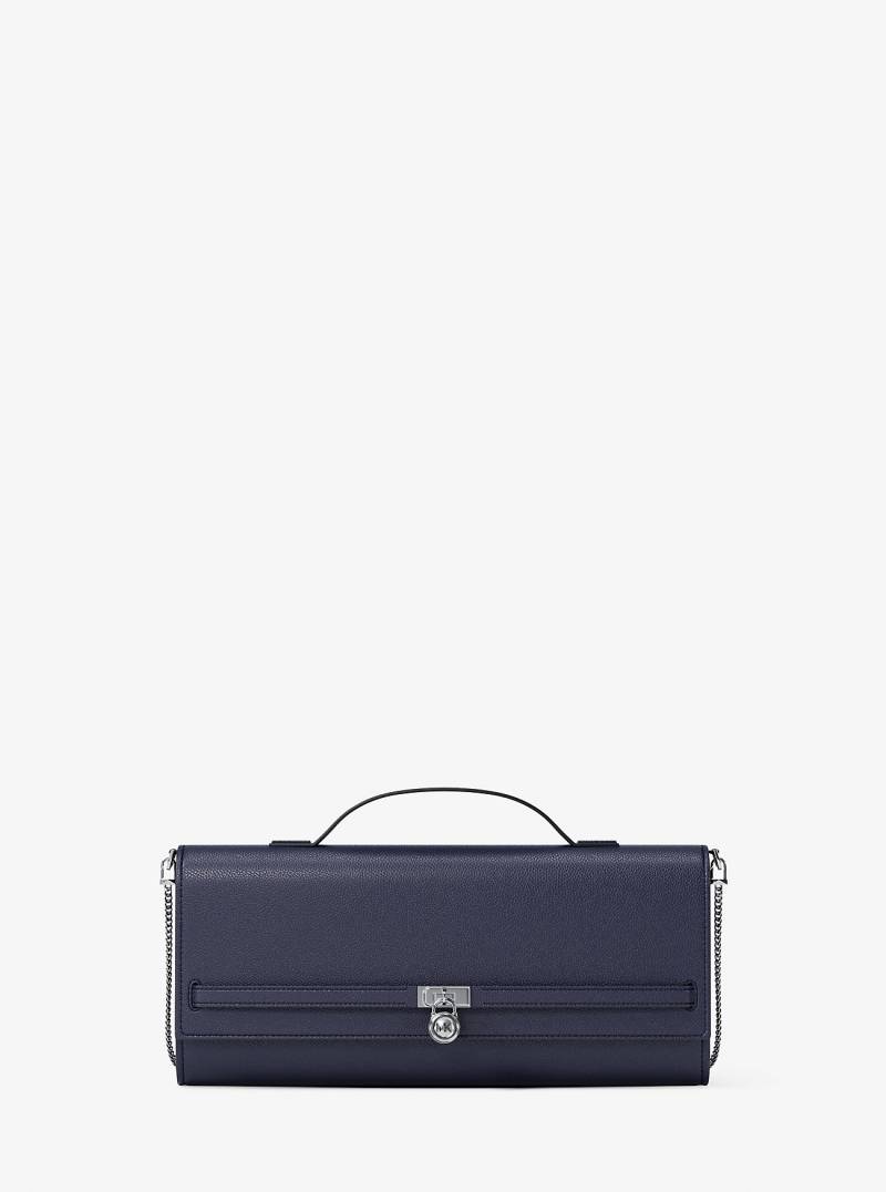 MK Wandelbare Schultertasche Hamilton Moderne Medium Aus Leder - Blau - Michael Kors von MICHAEL Michael Kors