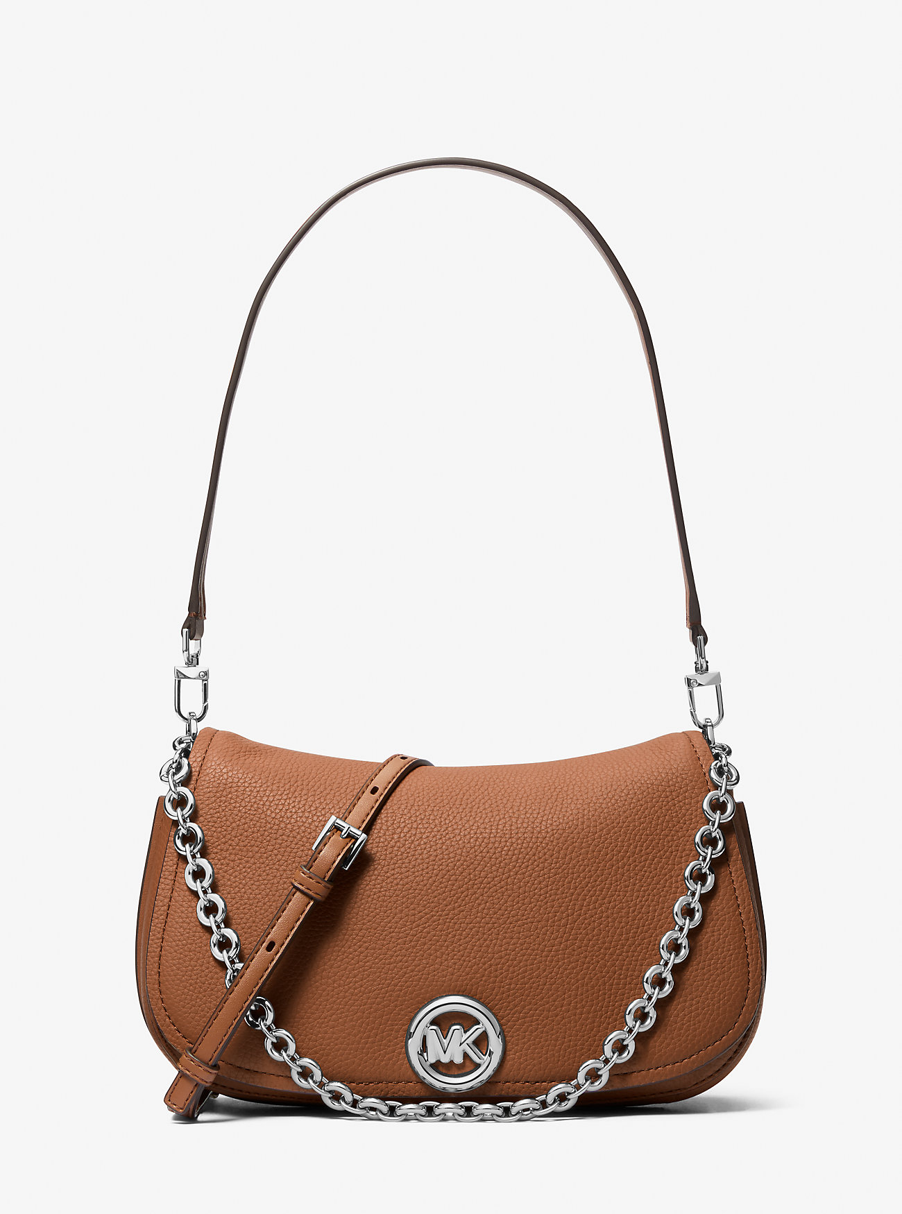 MK Wandelbare Schultertasche Nolita Medium Aus Leder - Braun - Michael Kors von MICHAEL Michael Kors