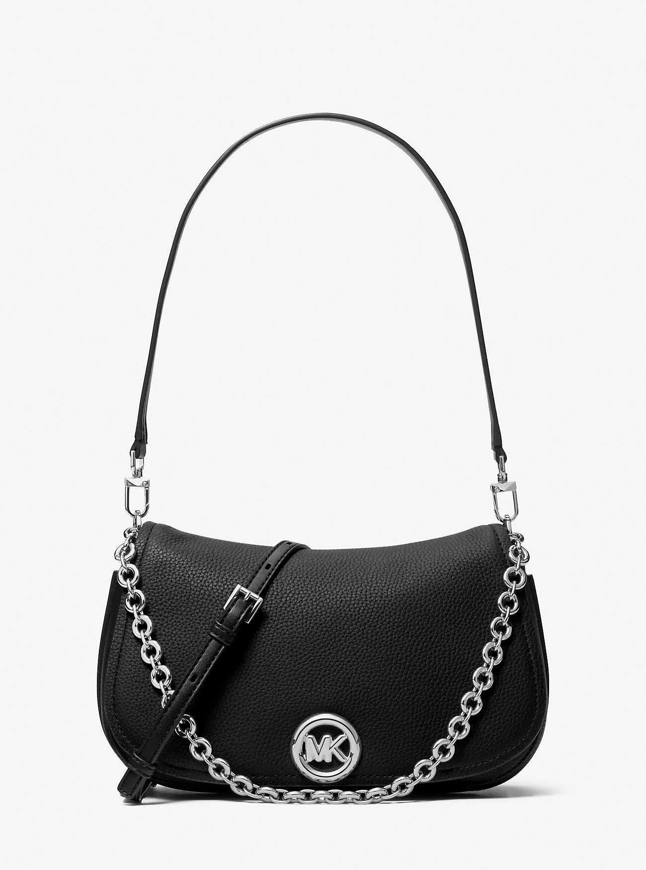 MK Wandelbare Schultertasche Nolita Medium Aus Leder - Schwarz - Michael Kors von MICHAEL Michael Kors