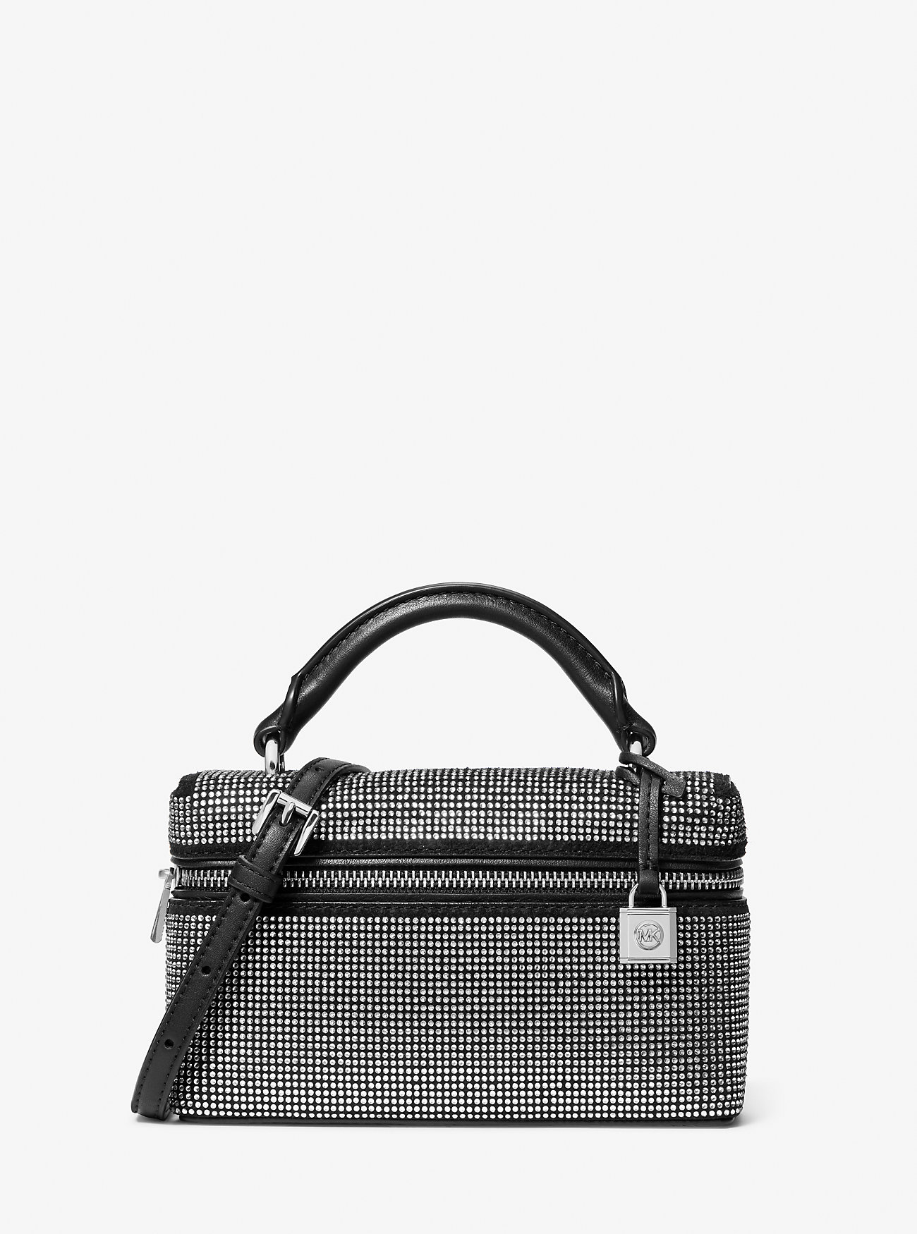MK Wandelbare Umhängetasche Jana Extra-Small Aus Wildleder Mit Verzierung - Schwarz - Michael Kors von MICHAEL Michael Kors
