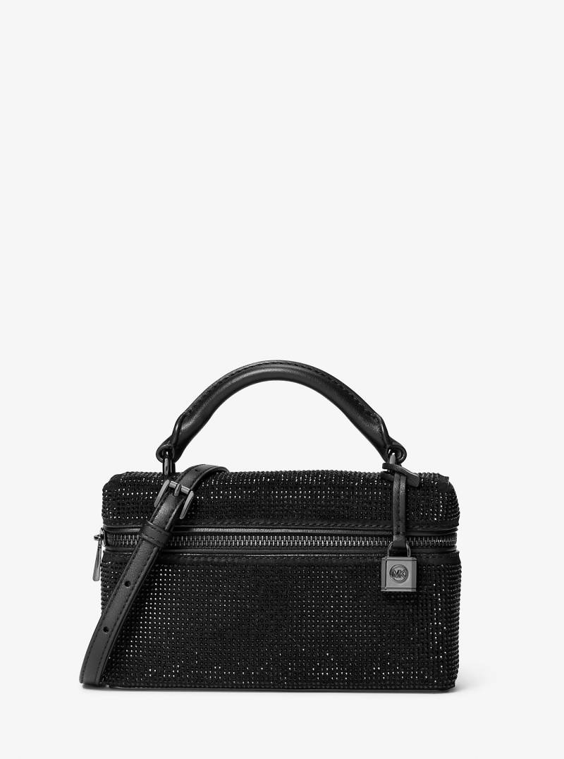 MK Wandelbare Umhängetasche Jana Extra-Small Aus Wildleder Mit Verzierung - Schwarz - Michael Kors von MICHAEL Michael Kors