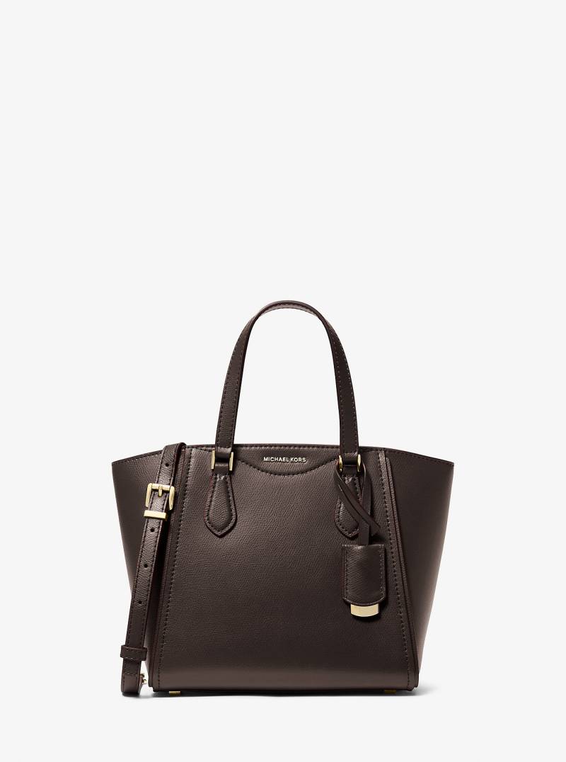 MK Wandelbare Umhängetasche Taryn Small Aus Leder - Braun - Michael Kors von MICHAEL Michael Kors