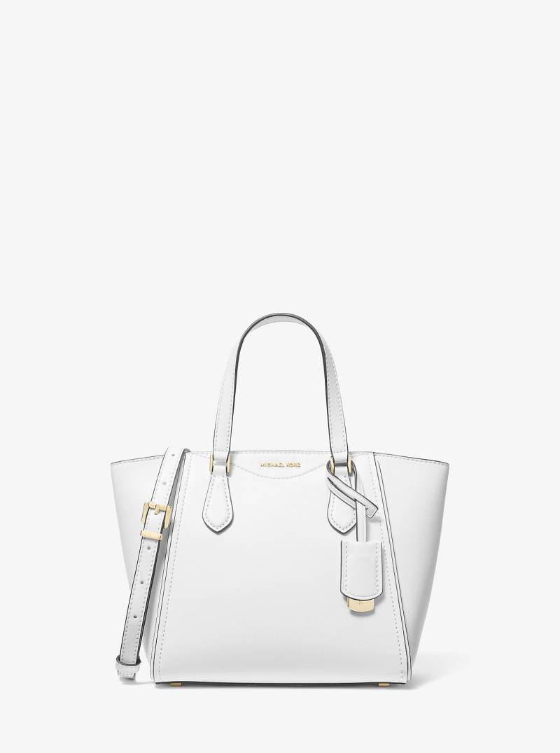 MK Wandelbare Umhängetasche Taryn Small Aus Leder - Weiss - Michael Kors von MICHAEL Michael Kors