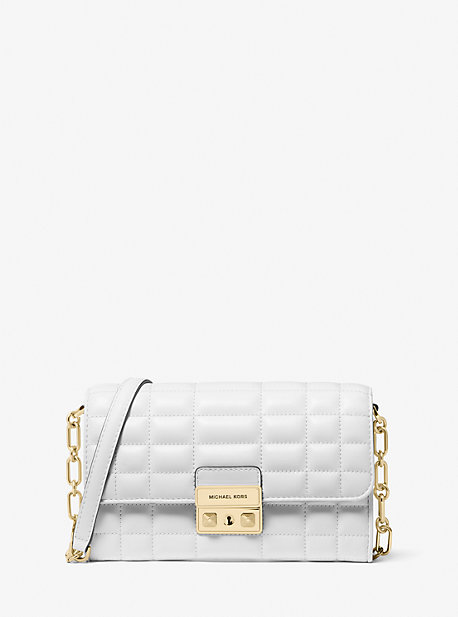 MK Wandelbare Umhängetasche Tribeca Large Aus Leder - Weiss - Michael Kors von MICHAEL Michael Kors