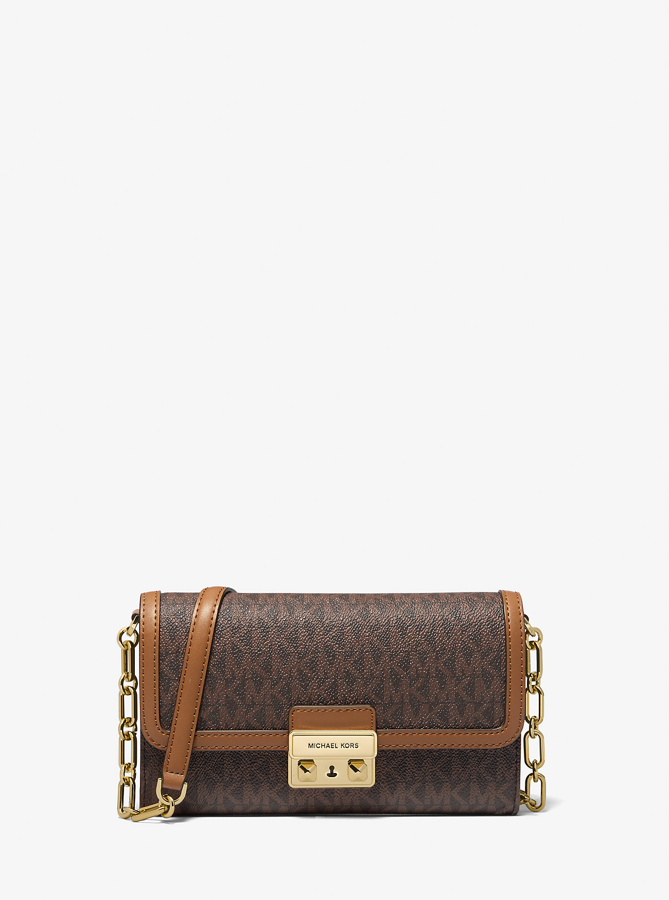 MK Wandelbare Umhängetasche Tribeca Large Mit Signature-Logomuster - Braun - Michael Kors von MICHAEL Michael Kors