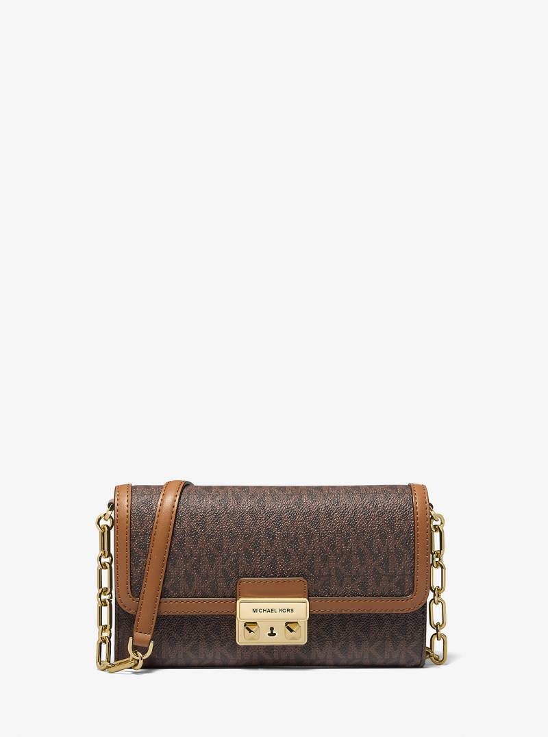 MK Wandelbare Umhängetasche Tribeca Large Mit Signature-Logomuster - Braun - Michael Kors von MICHAEL Michael Kors