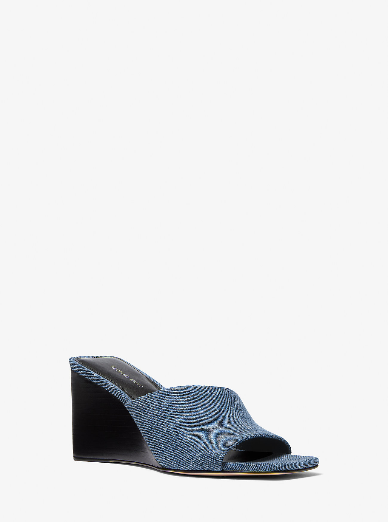 MK Wedge Merriam Aus Denim - Blau - Michael Kors von MICHAEL Michael Kors